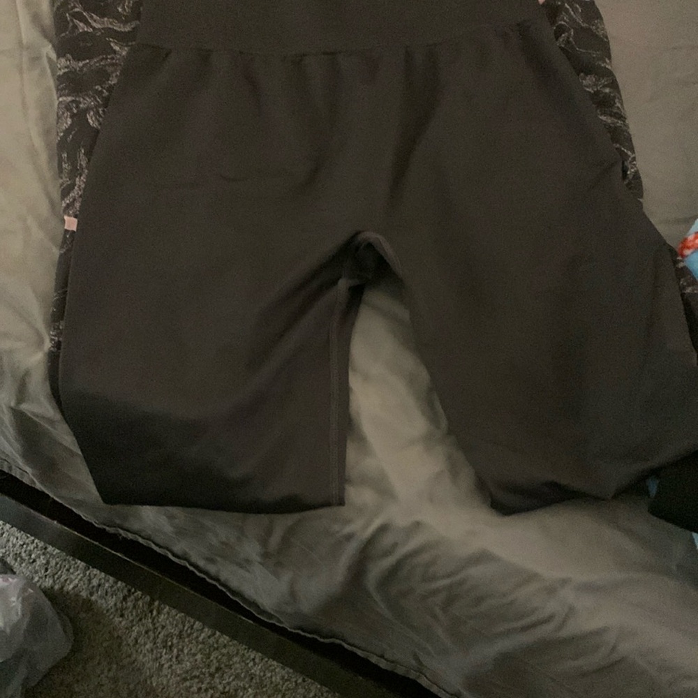 Fabletics Charcoal Gray Shorts